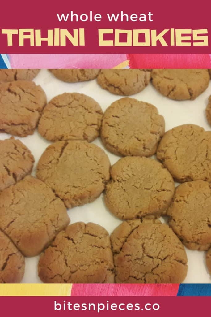 The Best Whole Wheat Tahini Cookies [Healthy and Delicious] ⋆ Bites 'N