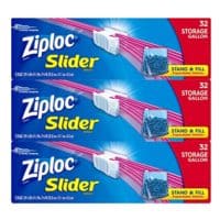Ziploc Gallon Slider Storage Bags, 32 ct (Pack of 3) 96 total bags